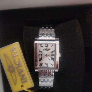 Invicta Women's Silver Watch with Roman Numerals